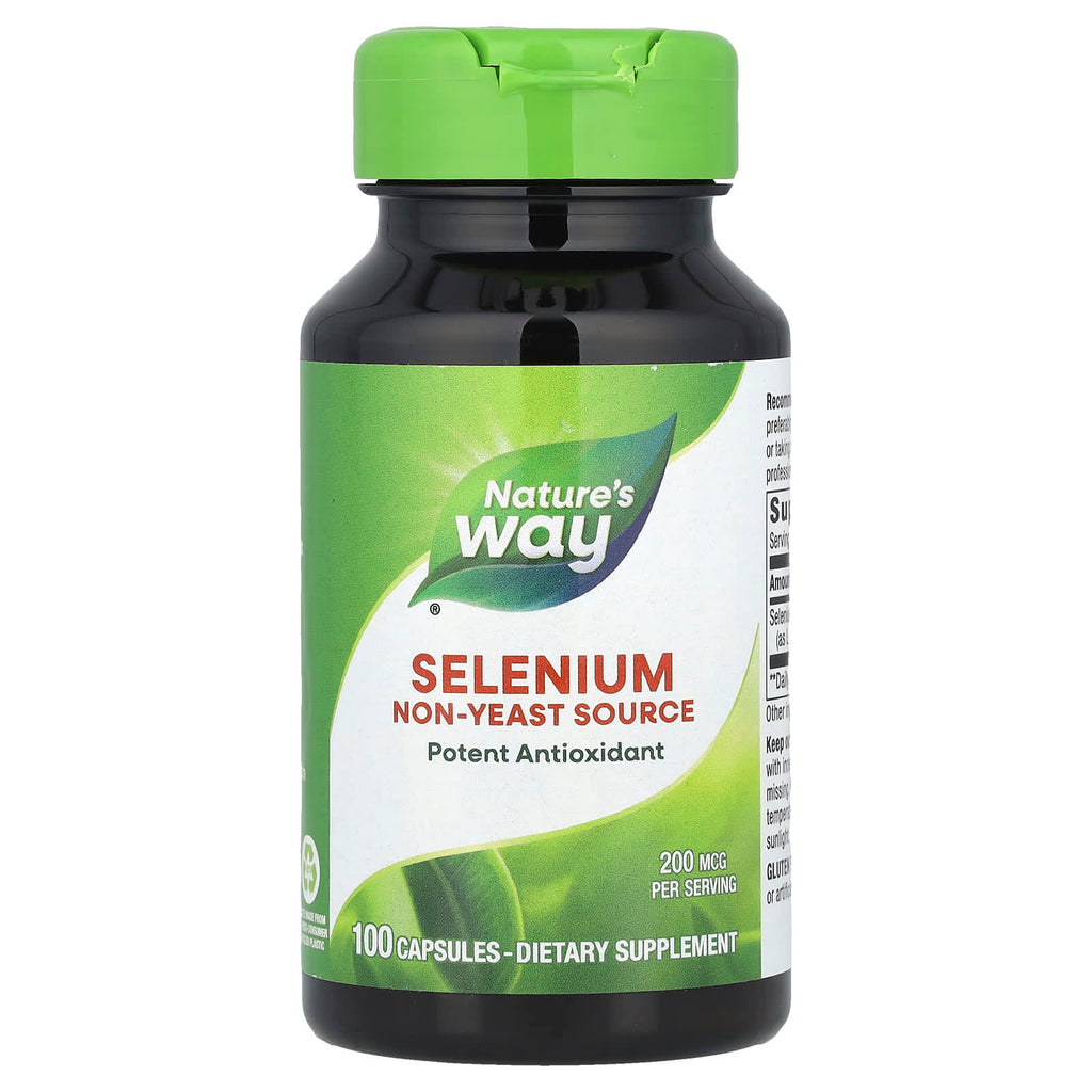 Nature's Way, Selenium, 200 mcg, 100 Capsules