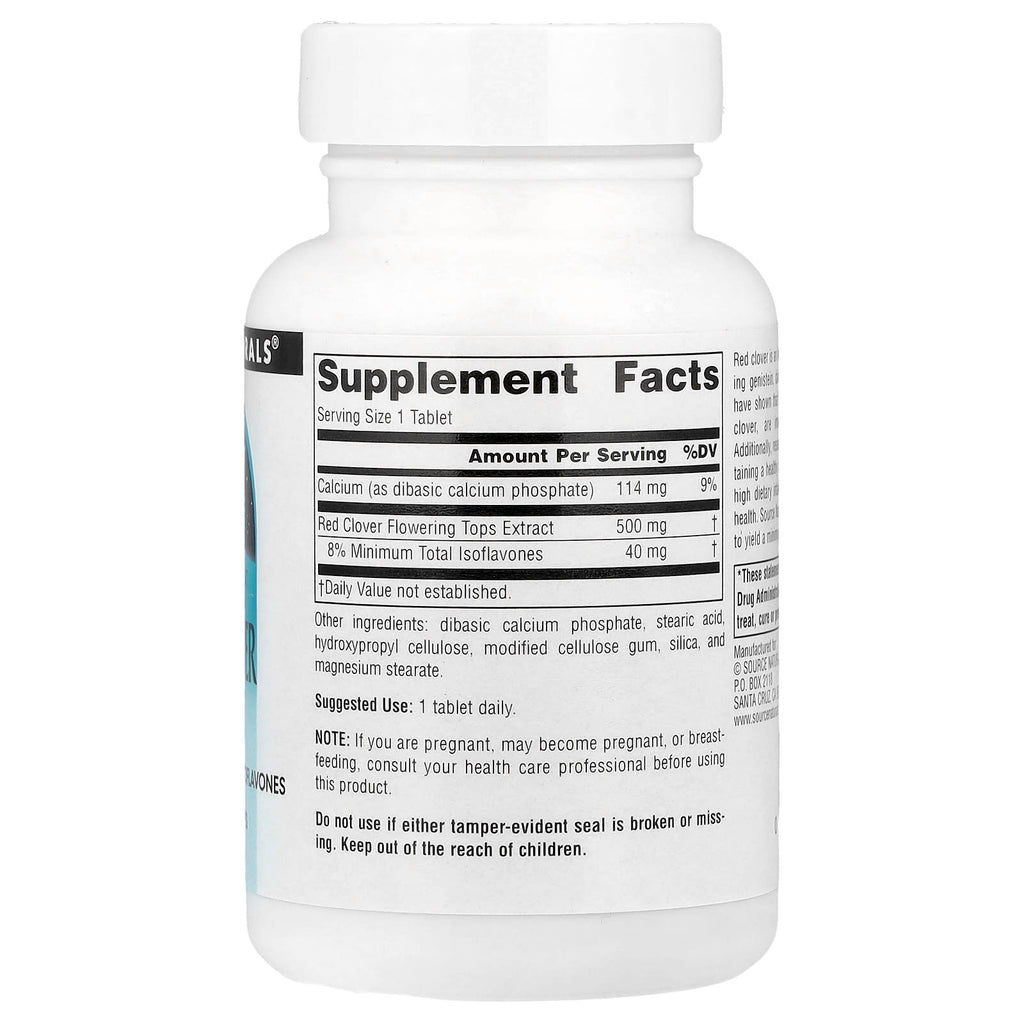 Source Naturals, Red Clover Extract, 60 Tablets