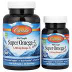 Carlson, Wild Caught Super Omega-3 Gems®, 100 + 30 Soft Gels