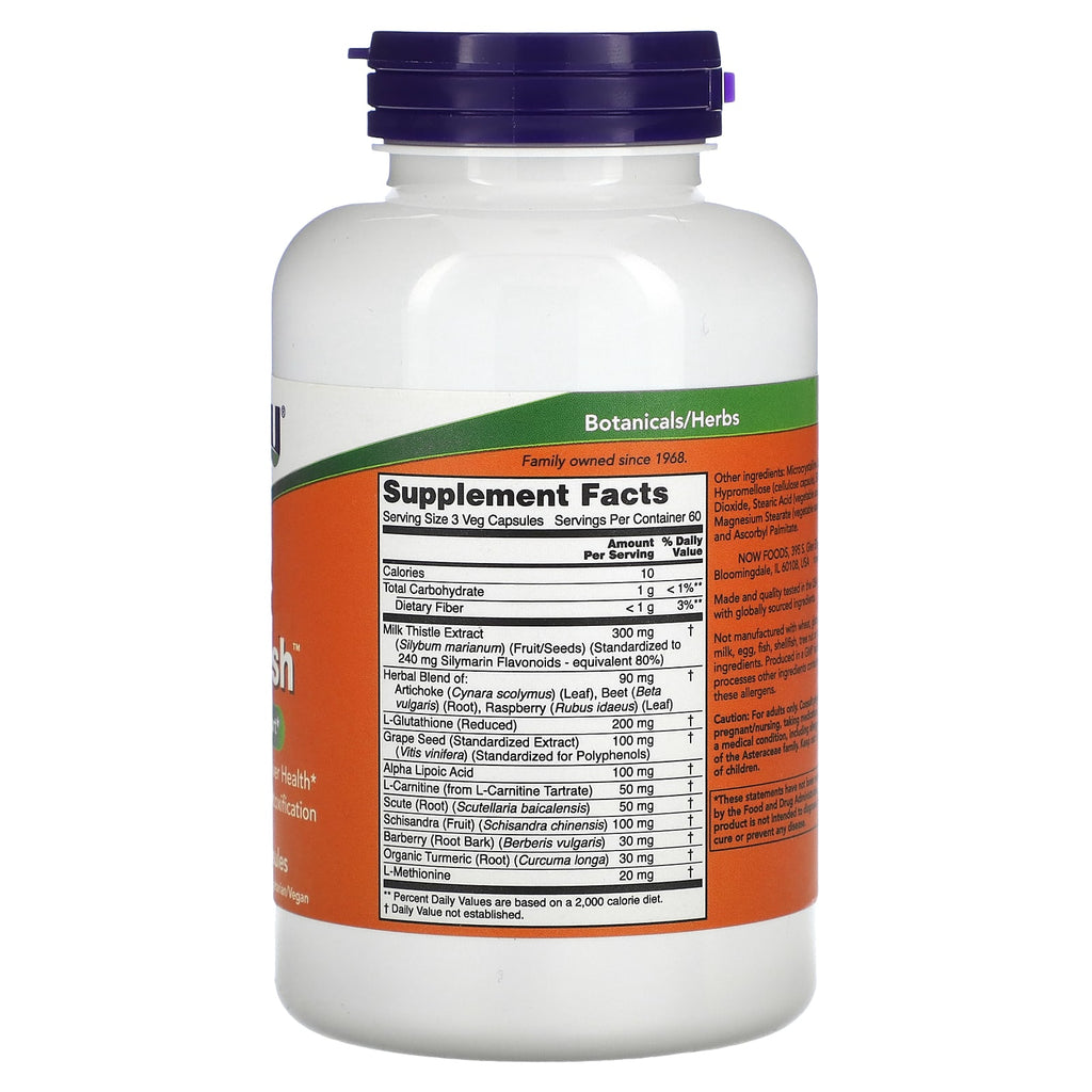 NOW Foods, Liver Refresh, 180 Veg Capsules