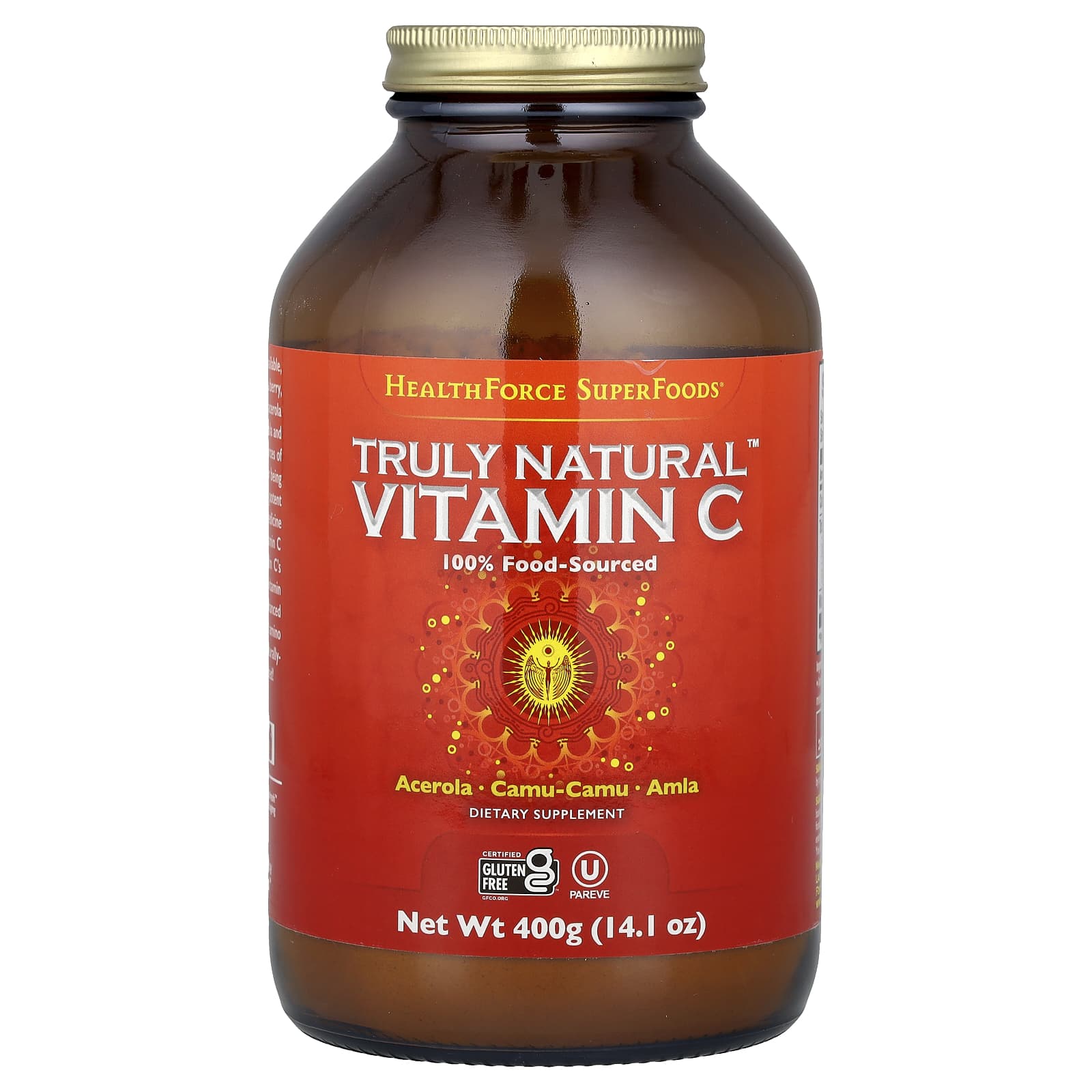 HealthForce Superfoods, Truly Natural™ Vitamin C, 14.1 oz (400 g)