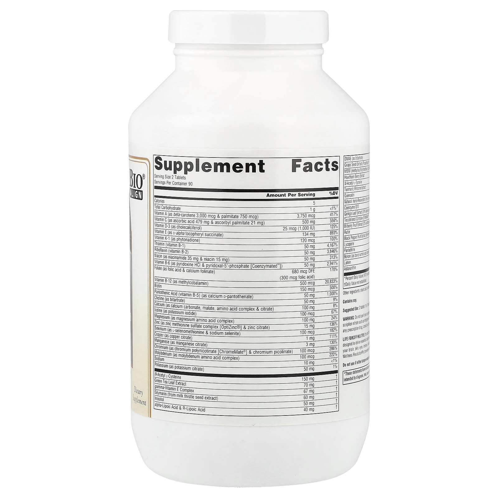Source Naturals, Life Force® Multiple, No Iron, 180 Tablets