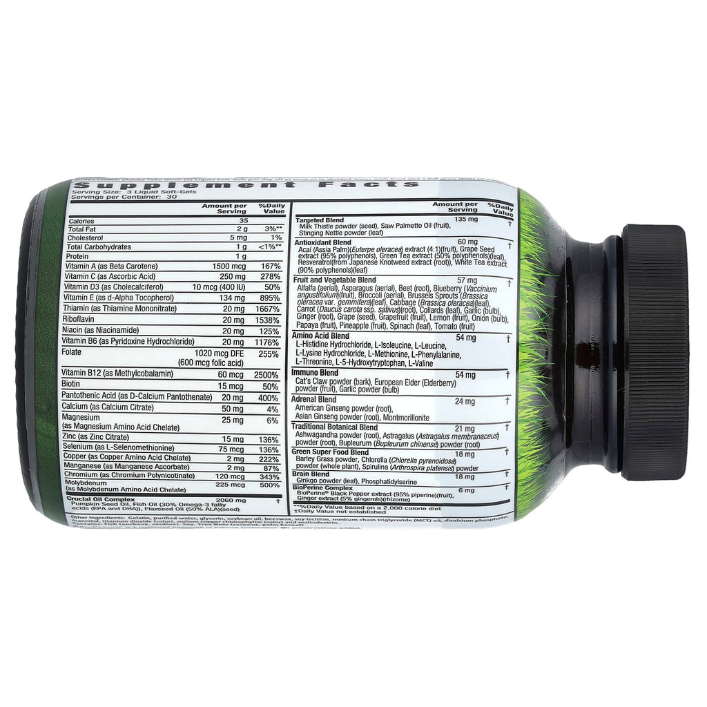 Irwin Naturals, Men's Living Green Liquid-Gel Multi®, 90 Liquid Soft-Gels