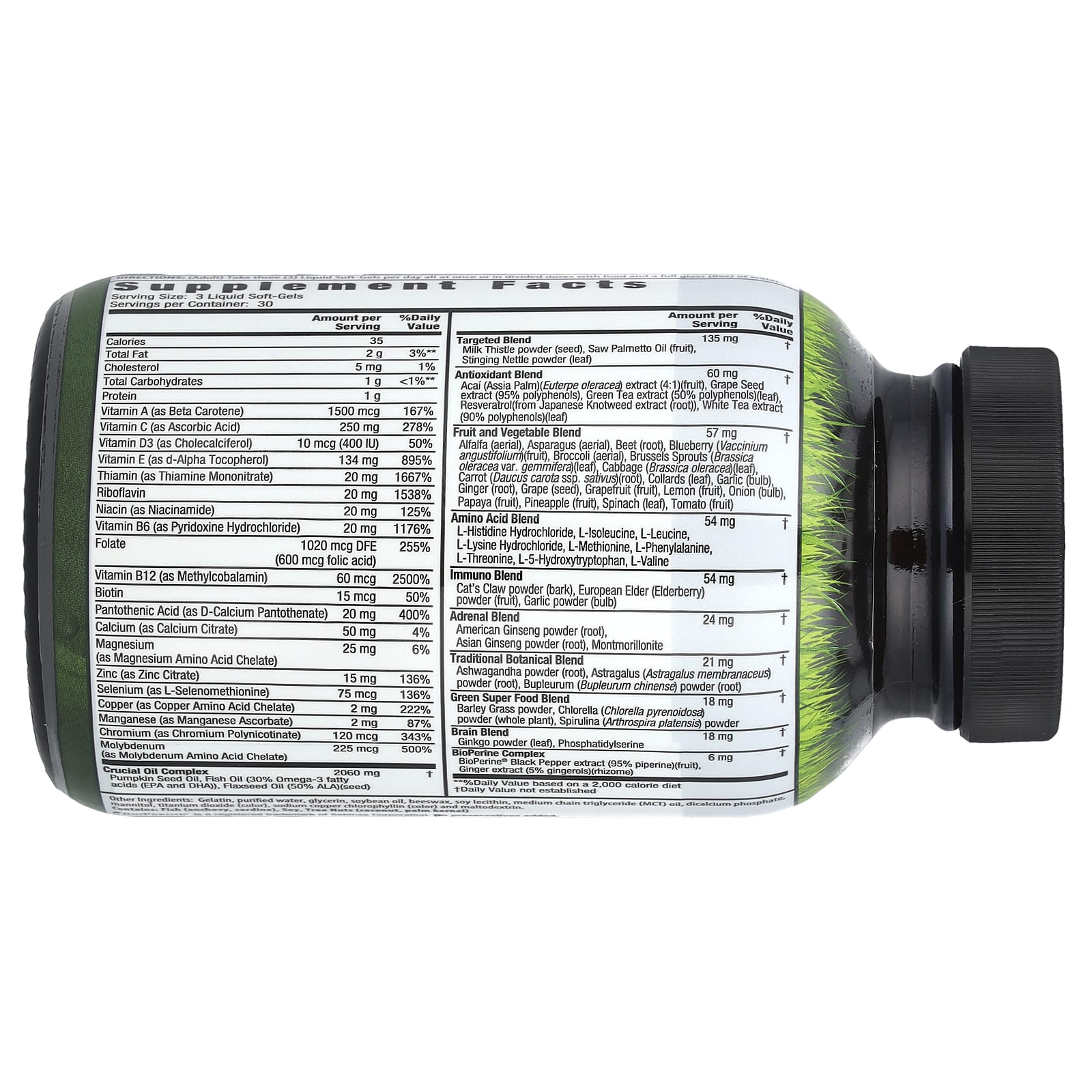 Irwin Naturals, Men's Living Green Liquid-Gel Multi®, 90 Liquid Soft-Gels