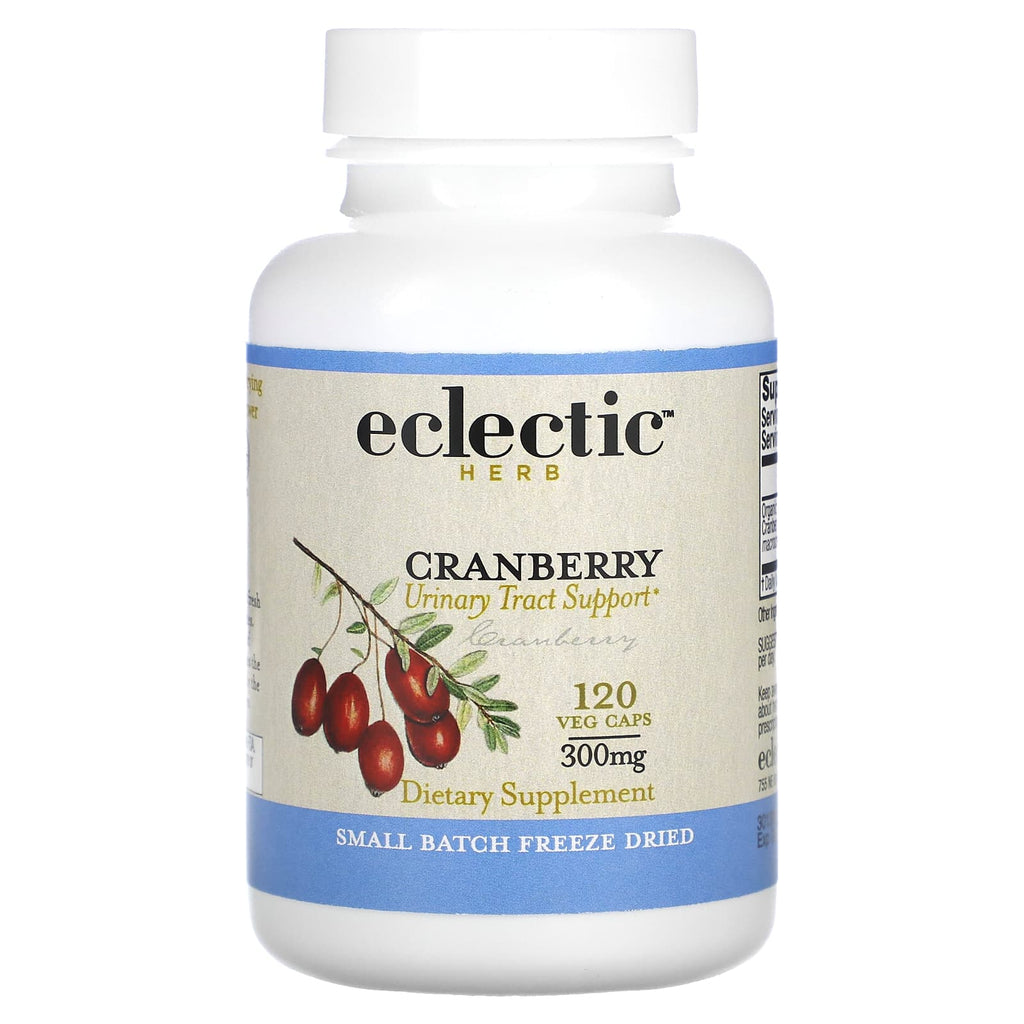 Eclectic Herb, Freeze Dried, Cranberry, 120 Veg Caps (300 mg per Capsule)
