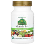 NaturesPlus, Source of Life® Garden, Certified Organic Vitamin B12, 60 Vegan Capsules