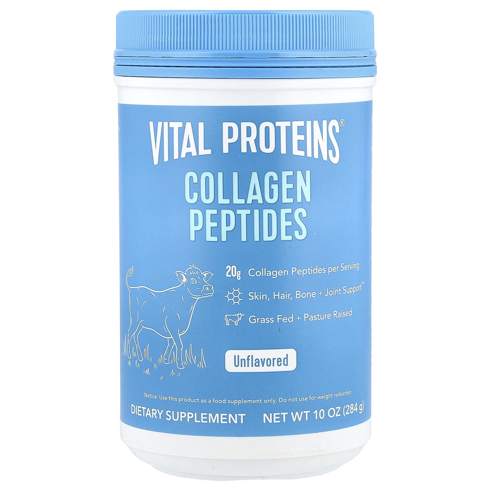 Vital Proteins, Collagen Peptides, Unflavored, 10 oz (284 g)