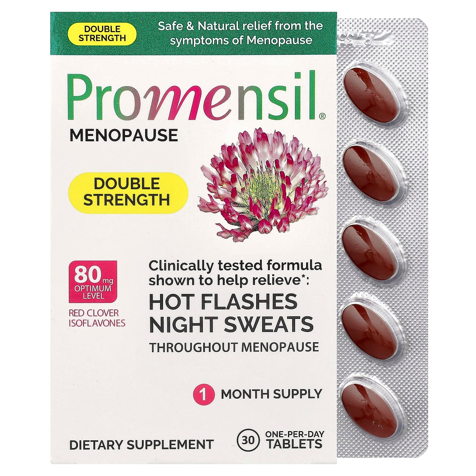 Promensil, Menopause, 30 Tablets