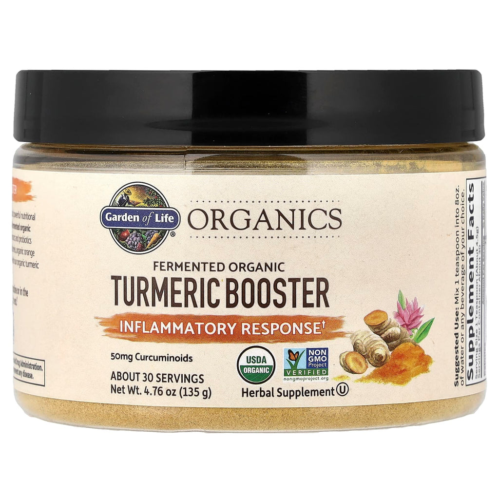 Garden of Life, Organics, Fermented Organic Turmeric Boost, Inflammatory Response, 4.76 oz (135 g)