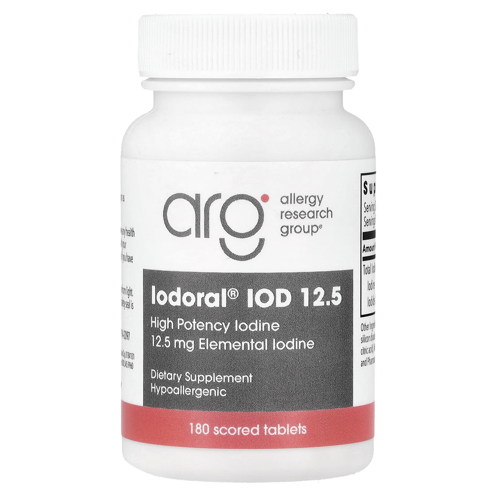 Optimox, Iodoral®, IOD 12.5, 12.5 mg, 180 Scored Tablets