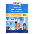 Sovereign Silver, Bio-Active Silver Hydrosol™, Daily + Immune Support, Sinus Relief, Trial & Travel Kit, 3 Piece Kit, 1 fl oz (29 ml) Each