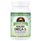 Source Naturals, Vegan True®, Non-Fish Omega-3s, 300 mg, 30 Vegan Softgels
