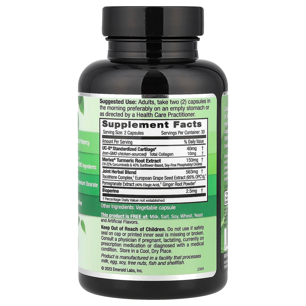 Emerald Laboratories, UC-II ® Joint Formula, 60 Vegetable Caps