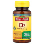 Nature Made, Vitamin D3, 100 Tablets