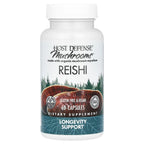 Host Defense, Mushrooms™, Reishi, 60 Capsules (0.5 g per Capsule)