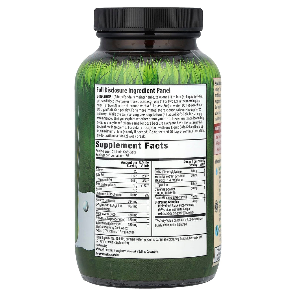 Irwin Naturals, Steel-Libido®, 150 Liquid Soft-Gels