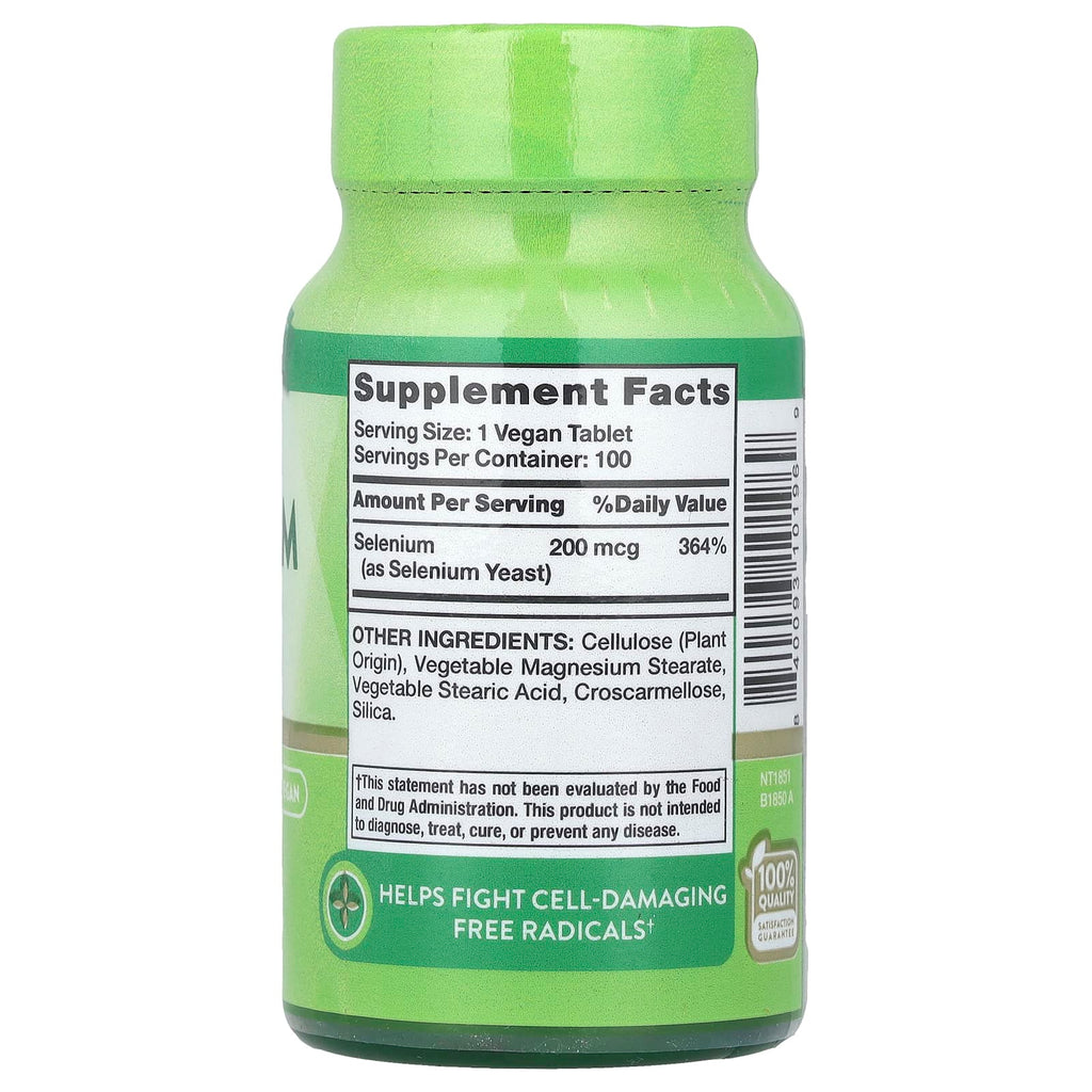 Nature's Truth, Selenium, High Potency, 200 mcg, 100 Tablets
