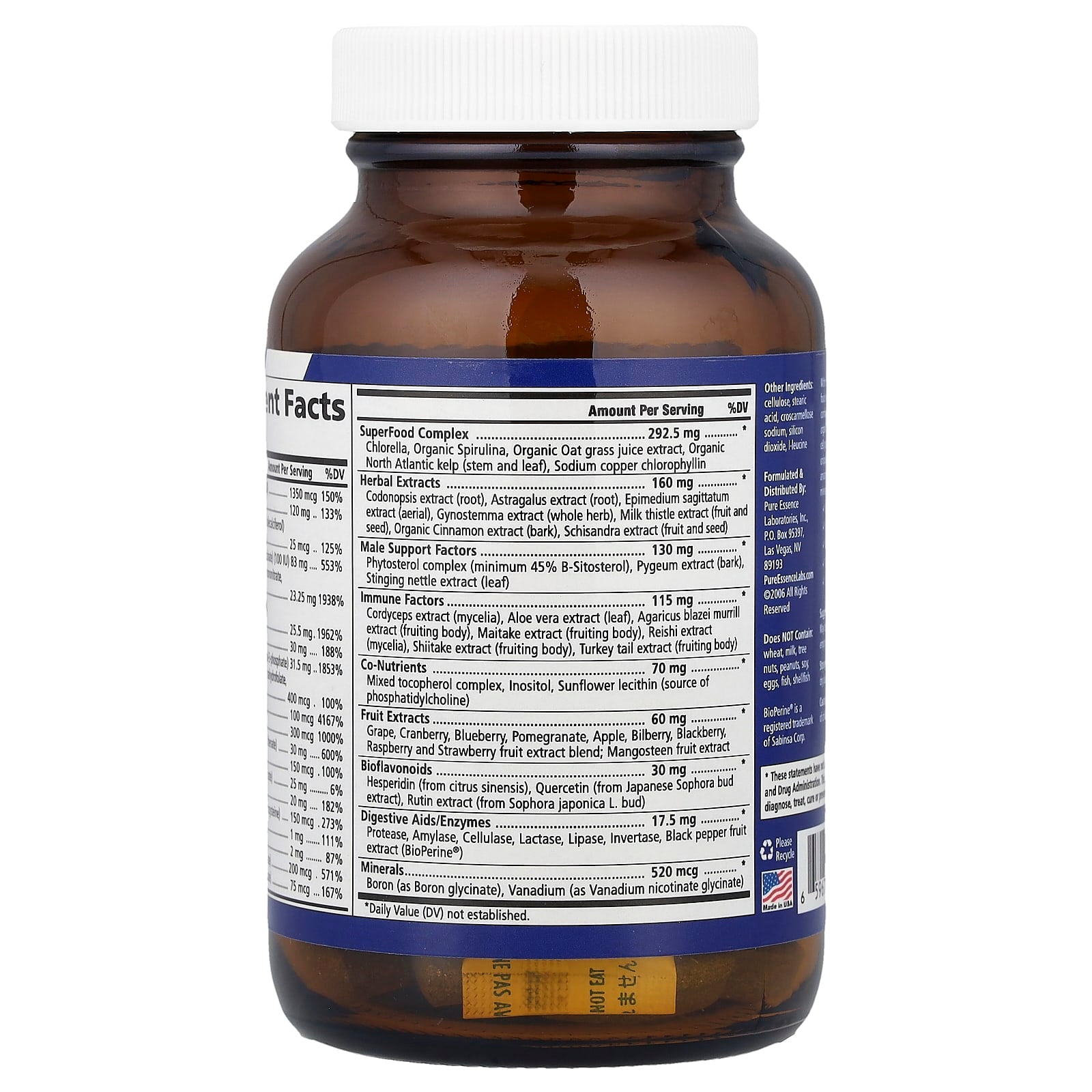 Pure Essence, One 'n' Only™ Men, 30 Tablets