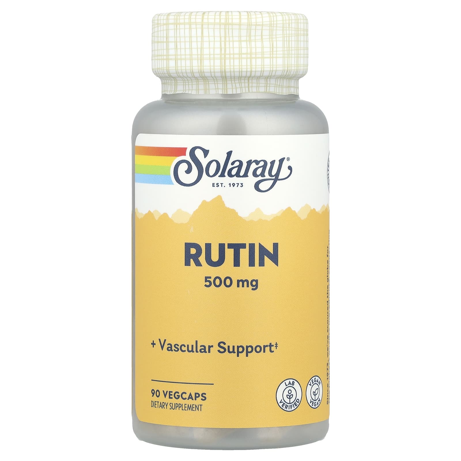 Solaray, Rutin, 500 mg, 90 VegCaps