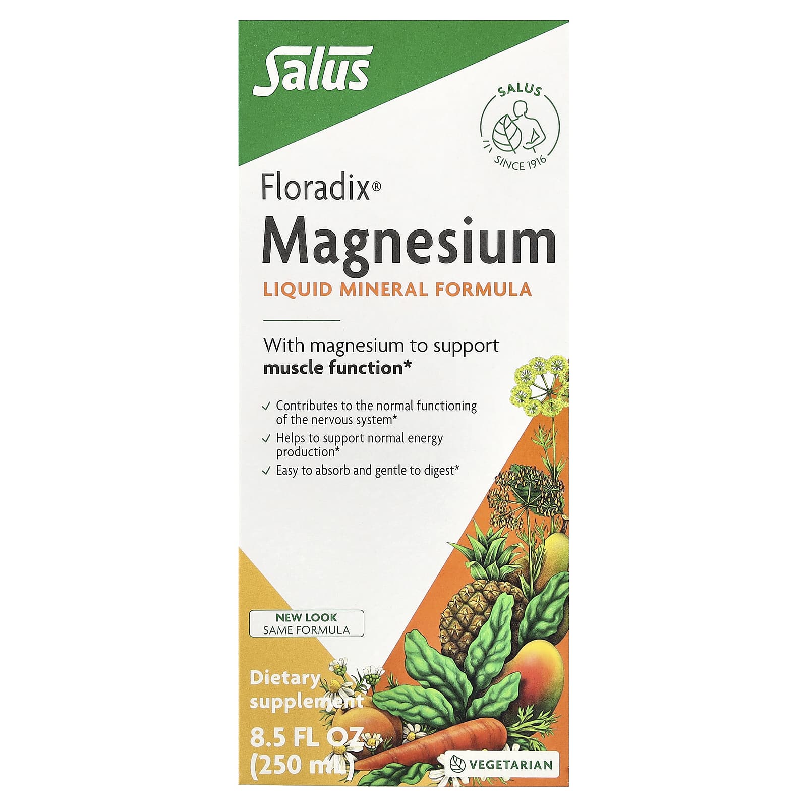 Floradix, Floradix®, Magnesium, Liquid Mineral Formula, 8.5 fl oz (250 ml)