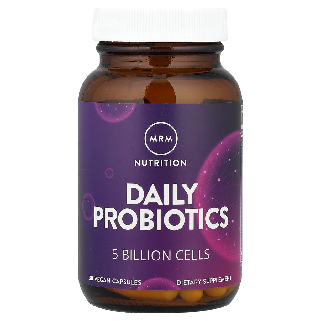 MRM Nutrition, Daily Probiotics, 5 Billion Cells, 30 Vegan Capsules