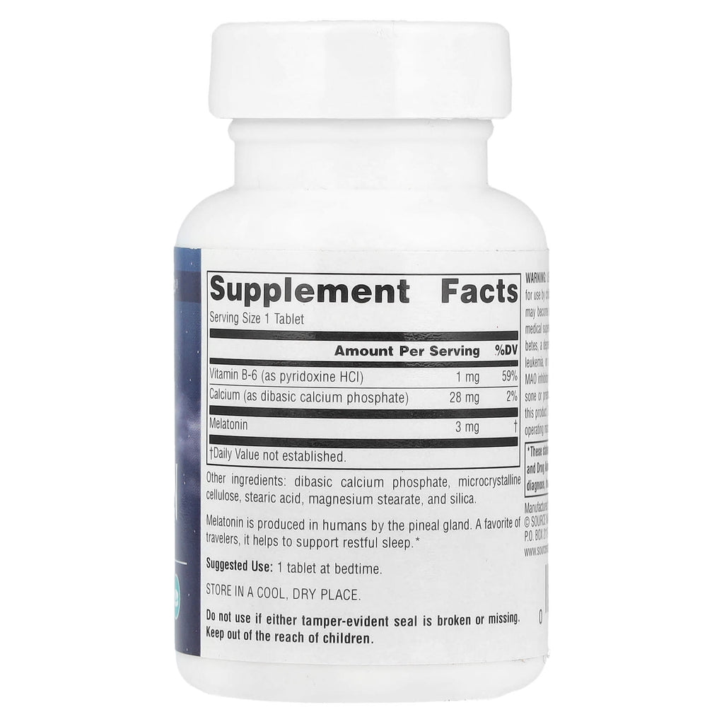 Source Naturals, Melatonin, 60 Tablets