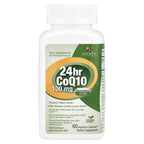 Genceutic Naturals, 24hr CoQ10, 100 mg, 60 Vegetarian Capsules®