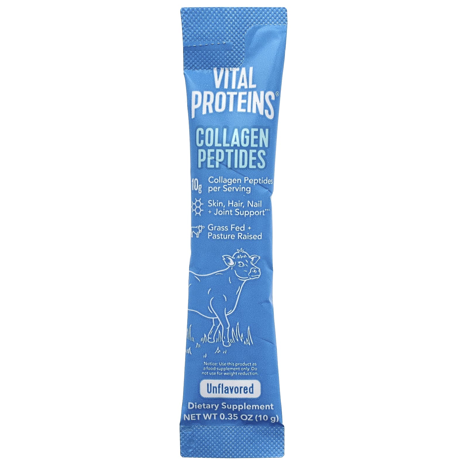 Vital Proteins, Collagen Peptides, Unflavored, 20 Packets, 0.35 oz (10 g) Each