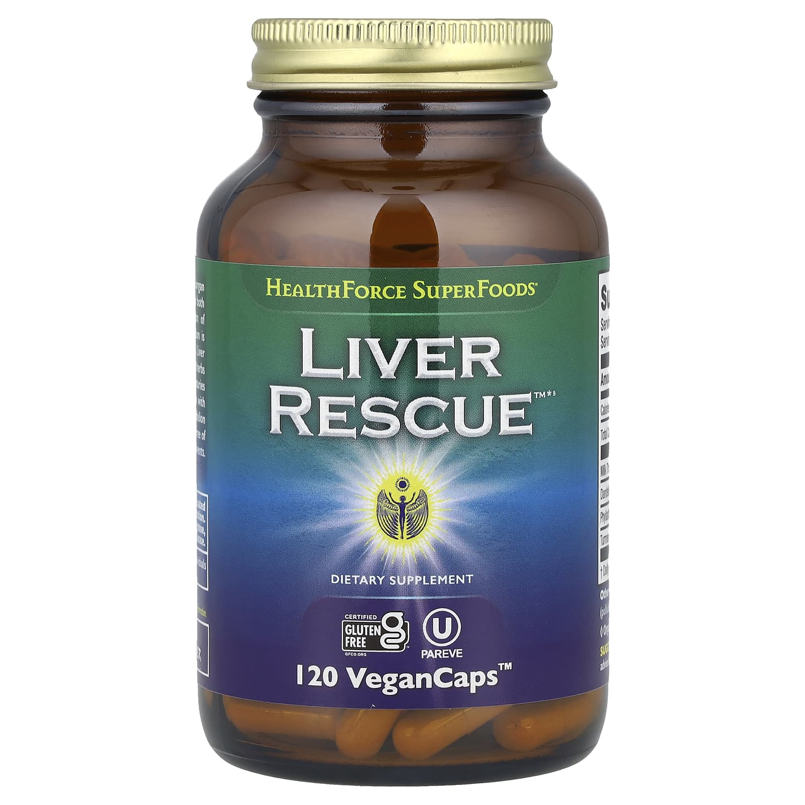 HealthForce Superfoods, Liver Rescue™, 120 Vegan Caps™