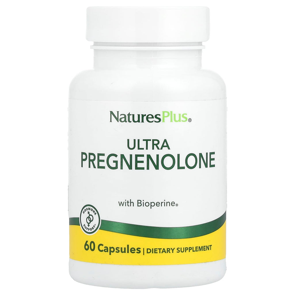 NaturesPlus, Ultra Pregnenolone with Bioperine®, 60 Capsules