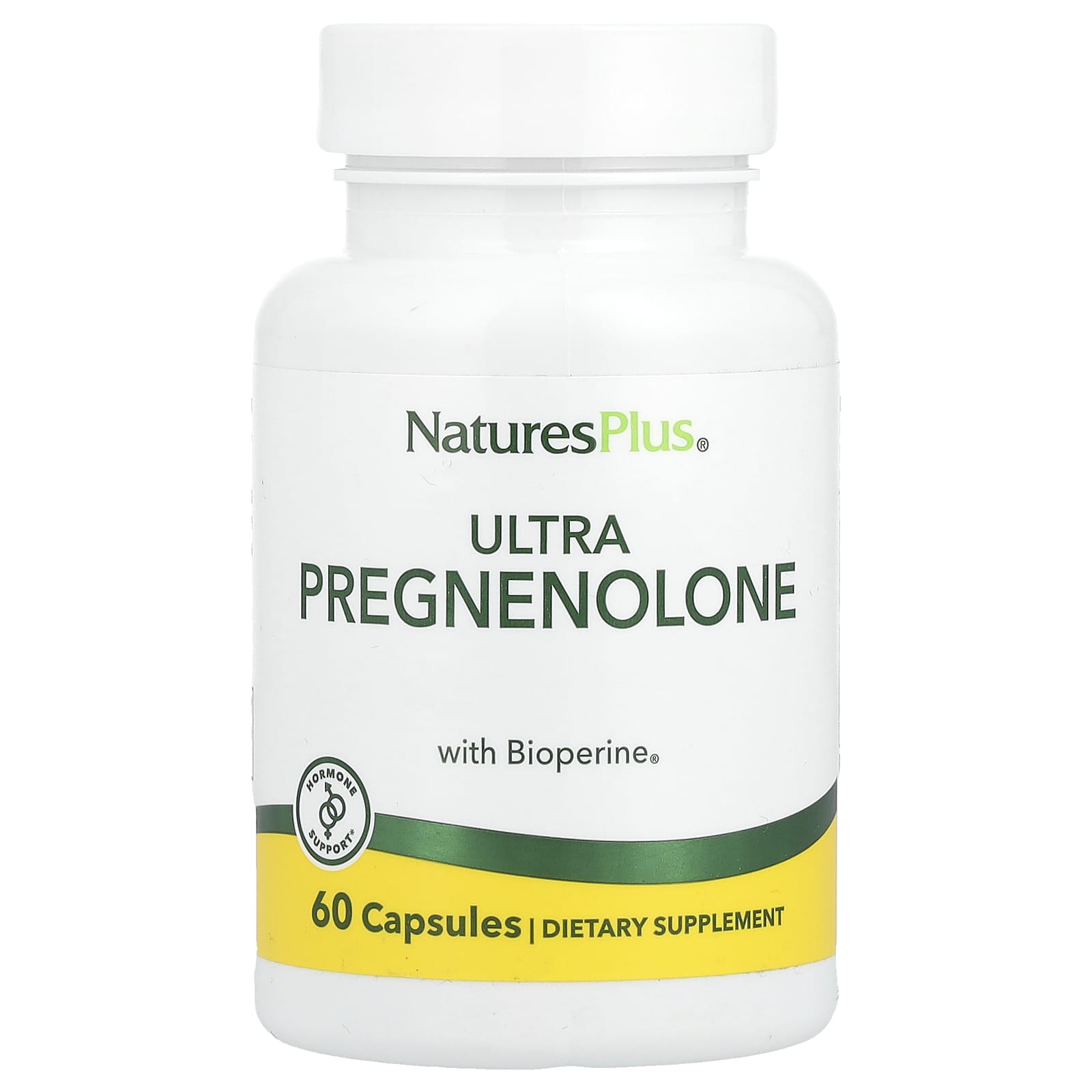 NaturesPlus, Ultra Pregnenolone with Bioperine®, 60 Capsules