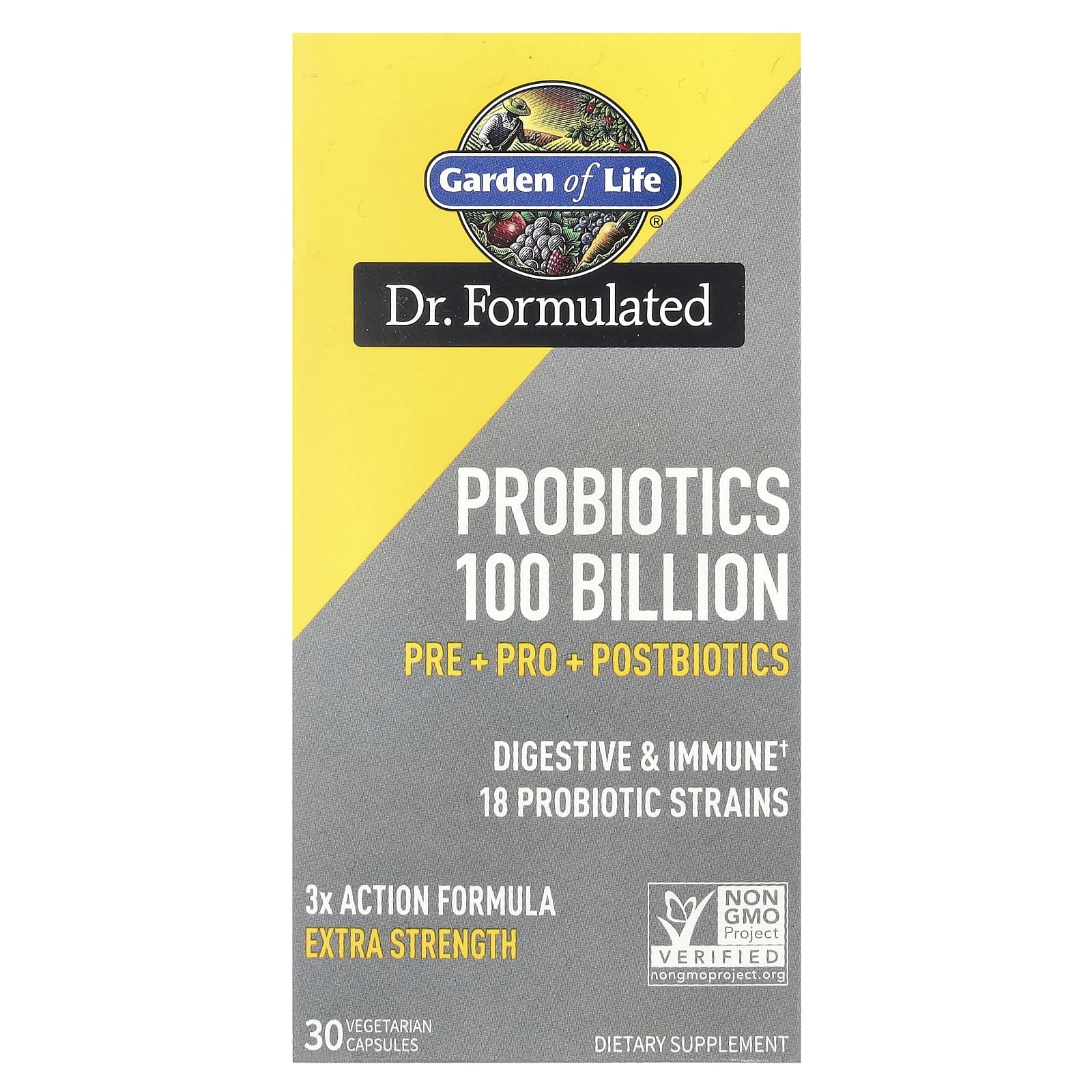 Garden of Life, Probiotics, 30 Vegetarian Capsules