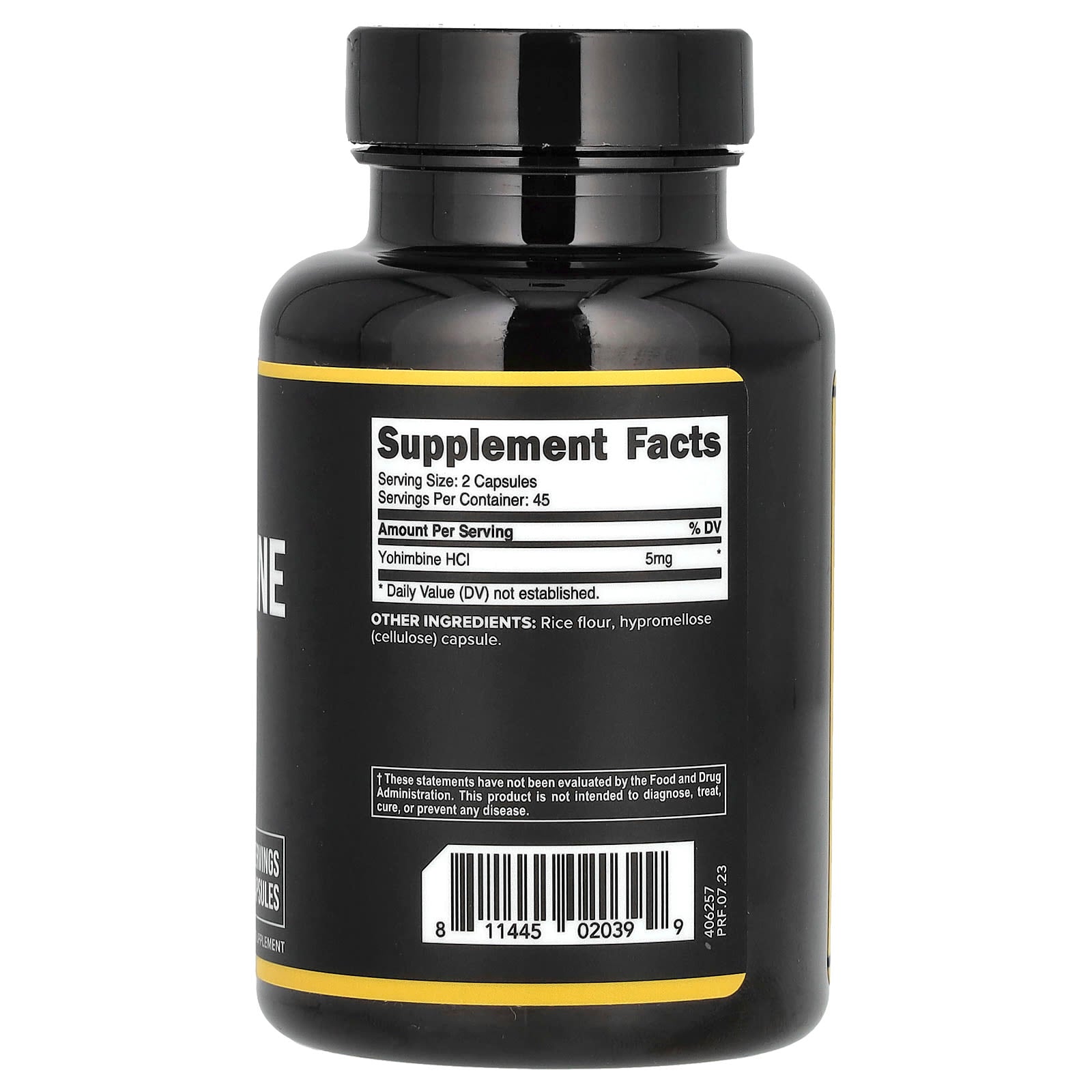 Primaforce, Yohimbine HCl, 2.5 mg , 90 Capsules