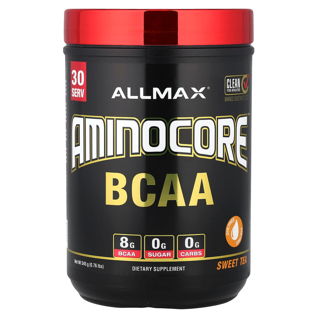 ALLMAX, AMINOCORE™ BCAA, Sweet Tea, 0.76 lbs (345 g)