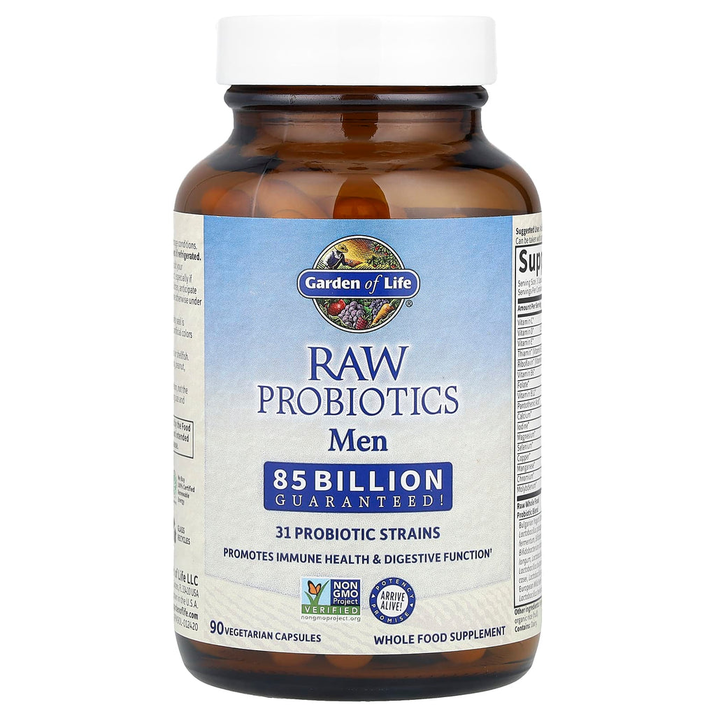 Garden of Life, RAW Probiotics, Men, 90 Vegetarian Capsules