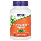 NOW Foods, Saw Palmetto Extract, Men's Health, 160 mg, 240 Softgels