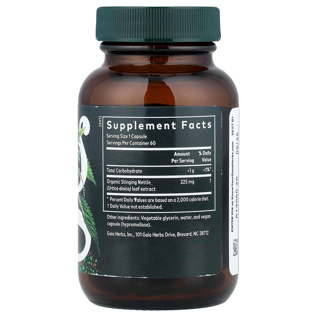 Gaia Herbs, Nettle Leaf, 60 Liquid Phyto-Caps®