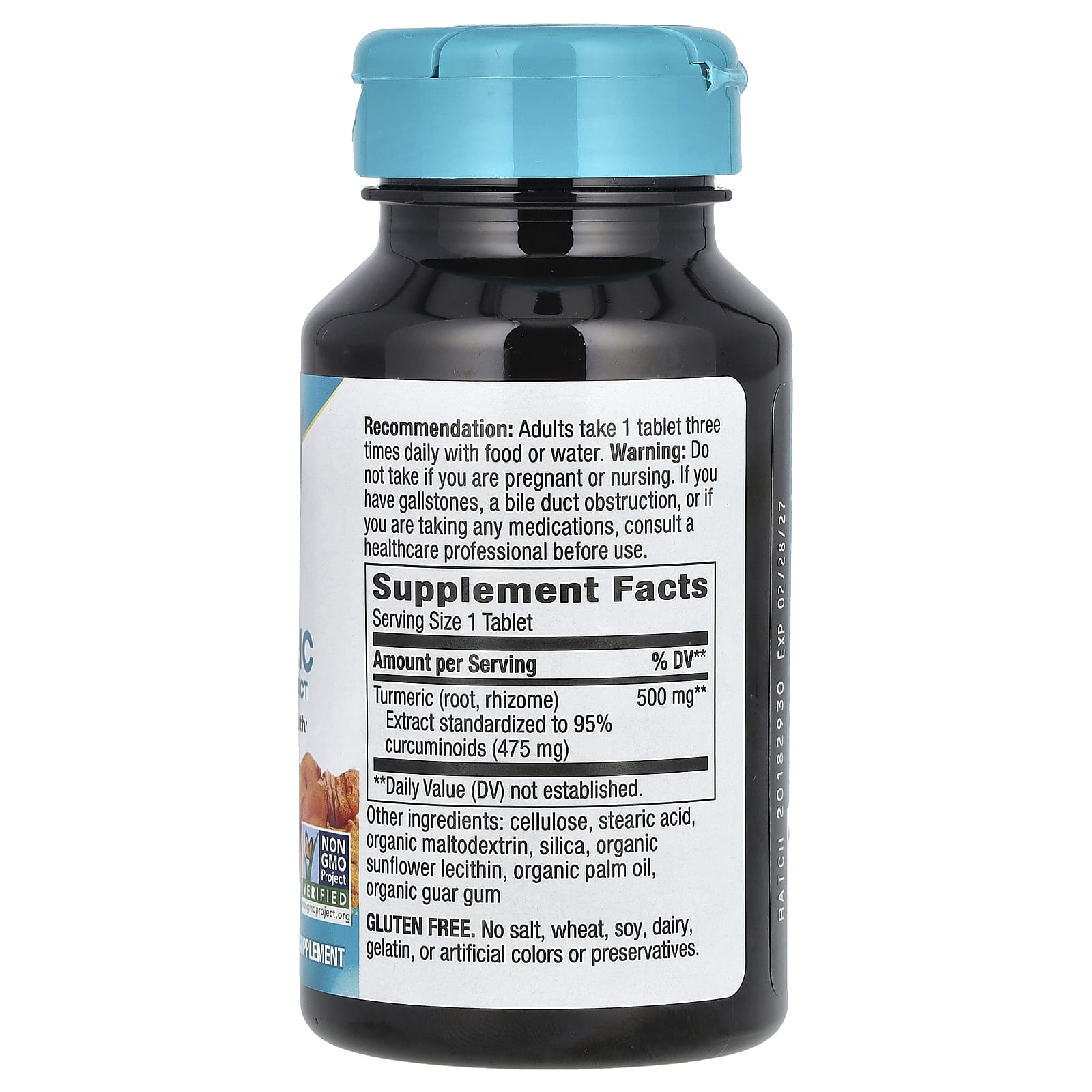 Nature's Way, Turmeric, Premium Extract, 500 mg, 60 Vegan Tablets