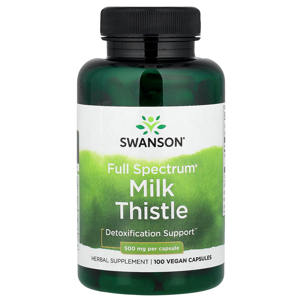 Swanson, Full Spectrum® Milk Thistle, 500 mg, 100 Vegan Capsules