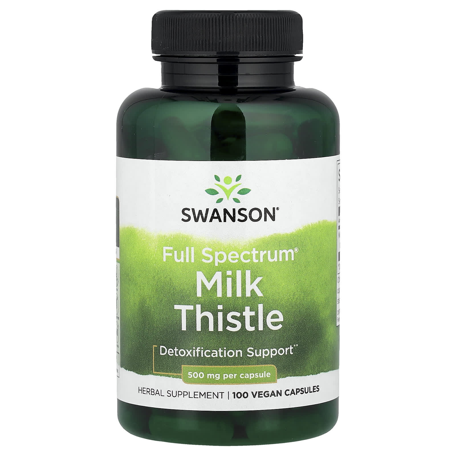 Swanson, Full Spectrum® Milk Thistle, 500 mg, 100 Vegan Capsules