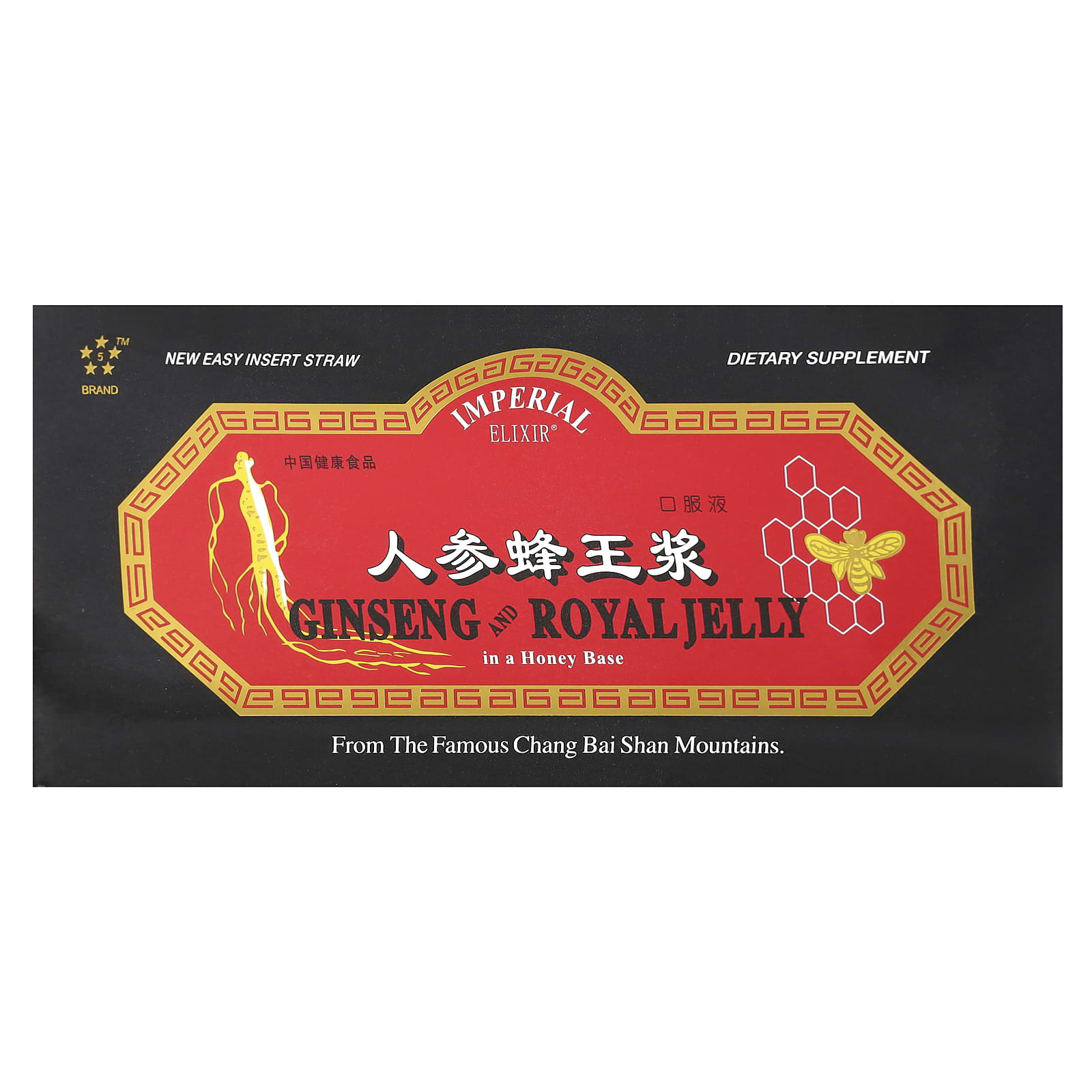Imperial Elixir, Ginseng and Royal Jelly, 30 Bottles, 0.34 fl oz (10 ml) Each