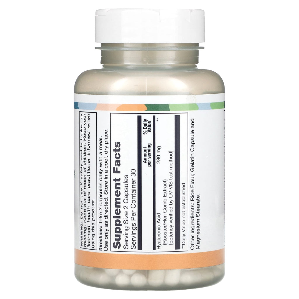 LifeTime Vitamins, Hyaluronic Acid, Skin & Joint Lubrication Support, 60 Capsules (140 mg per Capsule)