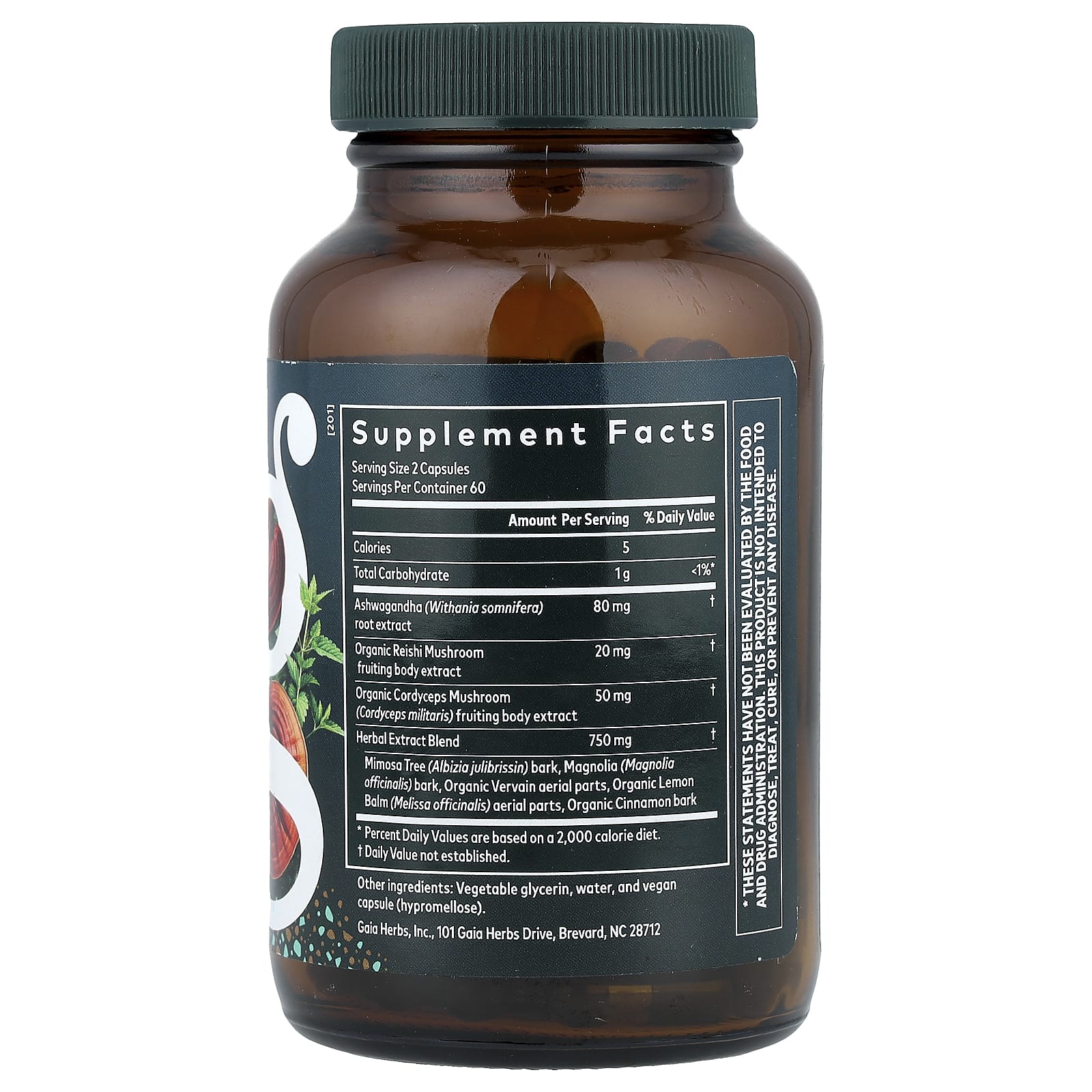 Gaia Herbs, Adrenal Health®, Nightly Restore, 120 Liquid Phyto-Caps®