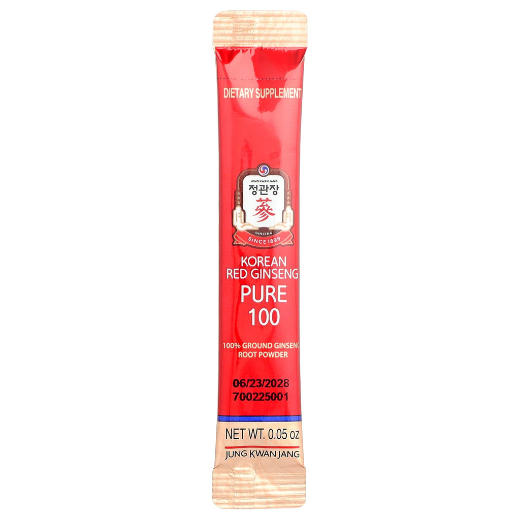JungKwanJang, Korean Red Ginseng, Pure 100 , 28 Sticks, 0.053 oz (1.5 g) Each