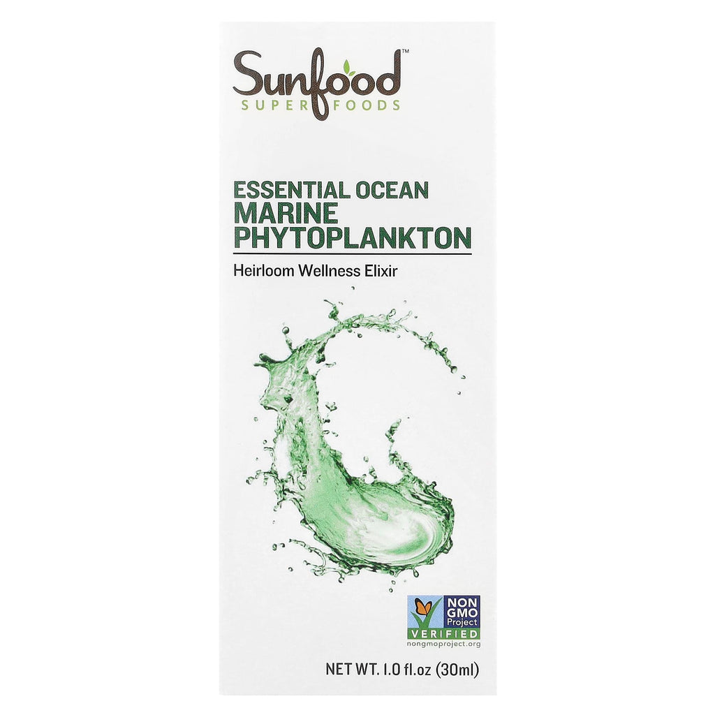 Sunfood, Essential Ocean Marine Phytoplankton, 1 fl oz (30 ml)
