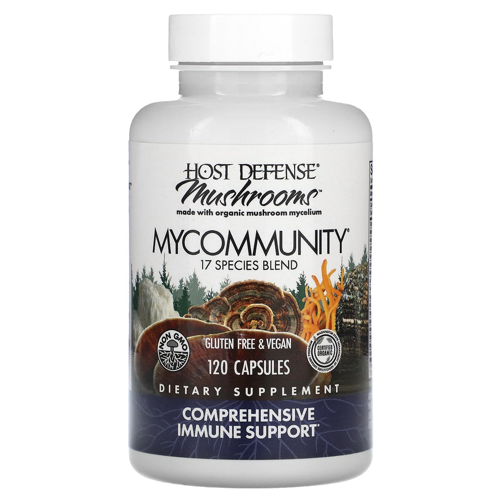 Host Defense, Mushrooms, MyCommunity, 120 Capsules
