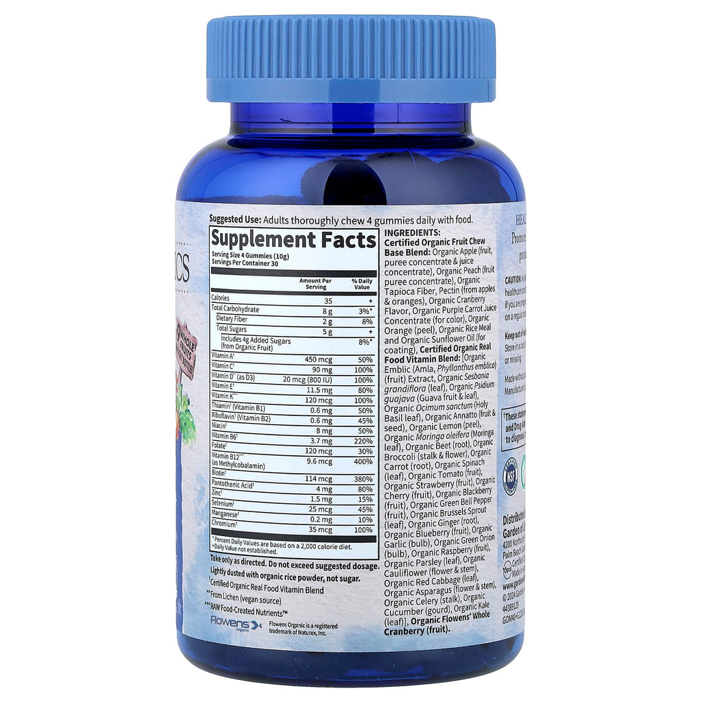 Garden of Life, Organics, Men's Multi 40+, Organic Berry, 120 Vegan Gummy Drops