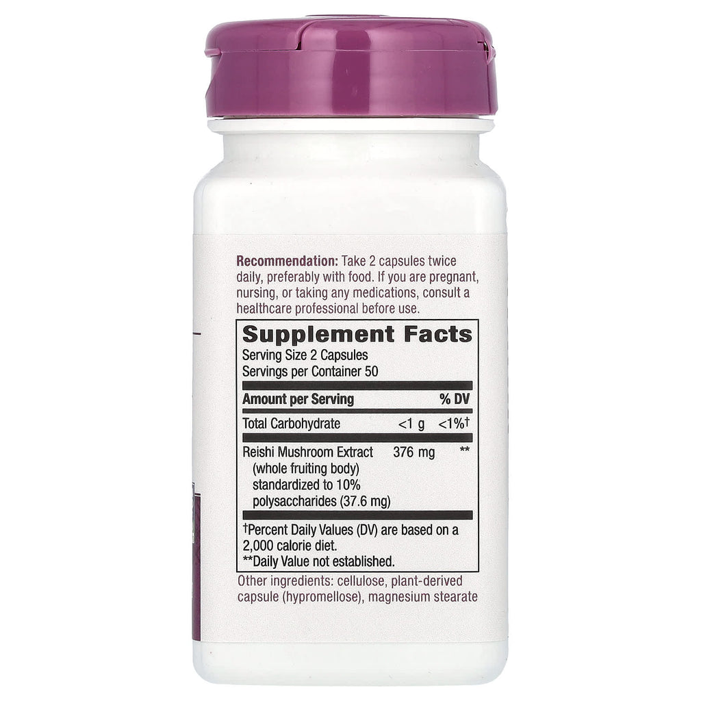 Nature's Way, Reishi Mushroom, 100 Vegan Capsules (188 mg per Capsule)