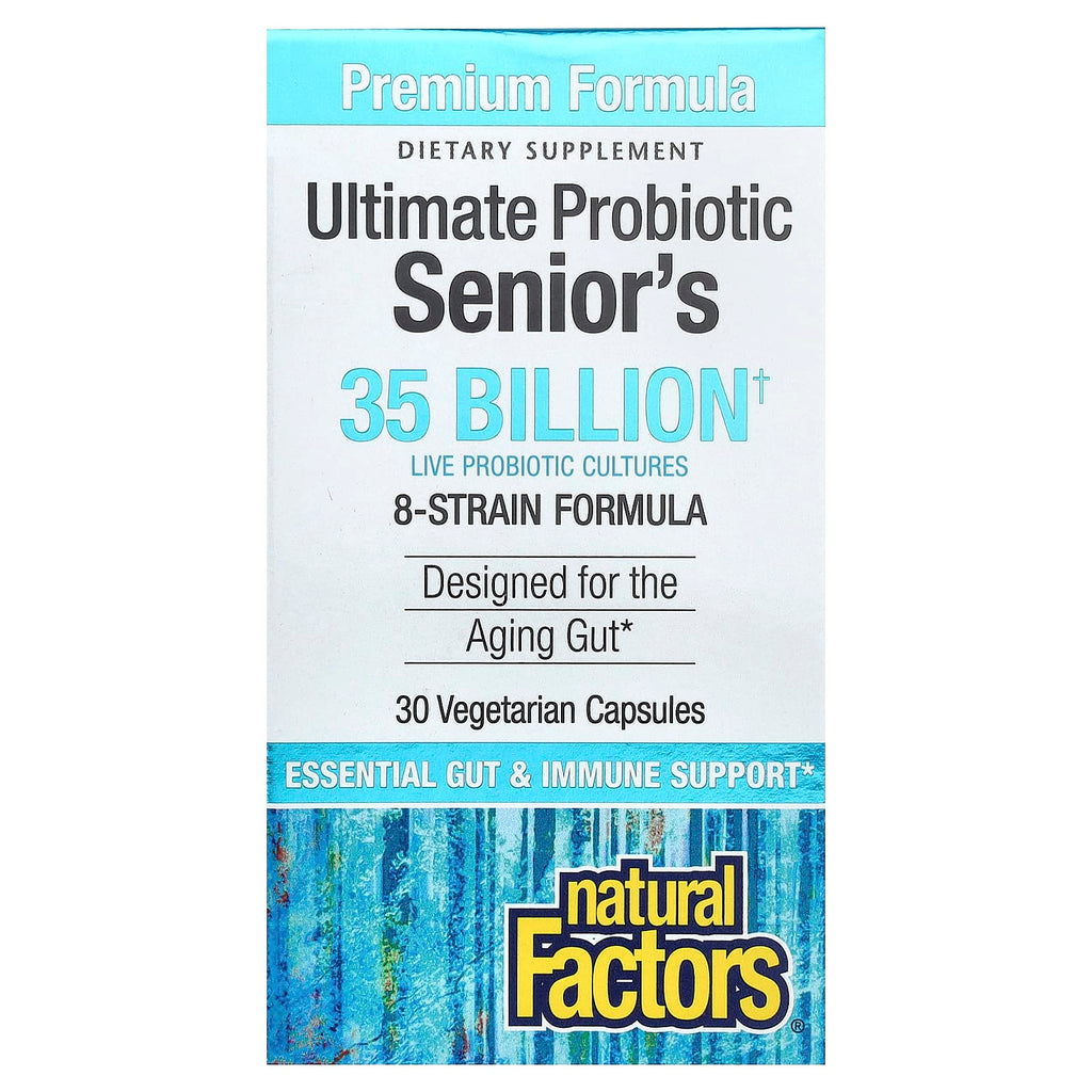 Natural Factors, Ultimate Probiotic, Senior's, 35 Billion CFU, 30 Vegetarian Capsules
