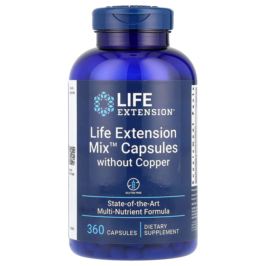 Life Extension, Mix™ Capsules Without Copper, 360 Capsules